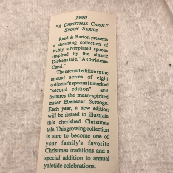 Reed Barton Christmas Carol Scrooge Spoon - Picture 6 of 6